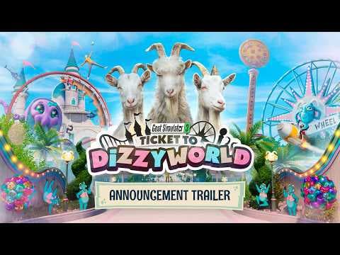 Goat Simulator 3: Ticket to Dizzyworld DLC revealed
