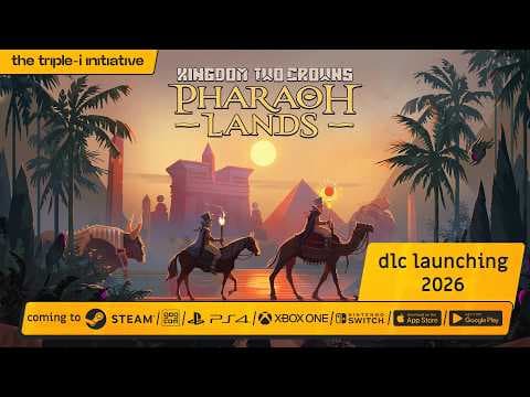 Kingdom Two Crowns: Pharaoh Lands - DLC Reveal Trailer | The Triple-i Initiative